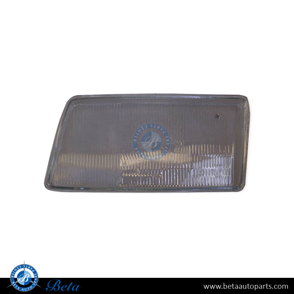 Right Side Headlamp Lens for Mercedes S-Class W126 1985-1992 models, Part Number 28265390 Right Side Headlamp Lens for Mercedes S-Class W126 1985-1992 models, Part Number 28265390